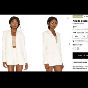 Camila Coelho Women's Ivory Blazer & Shorts